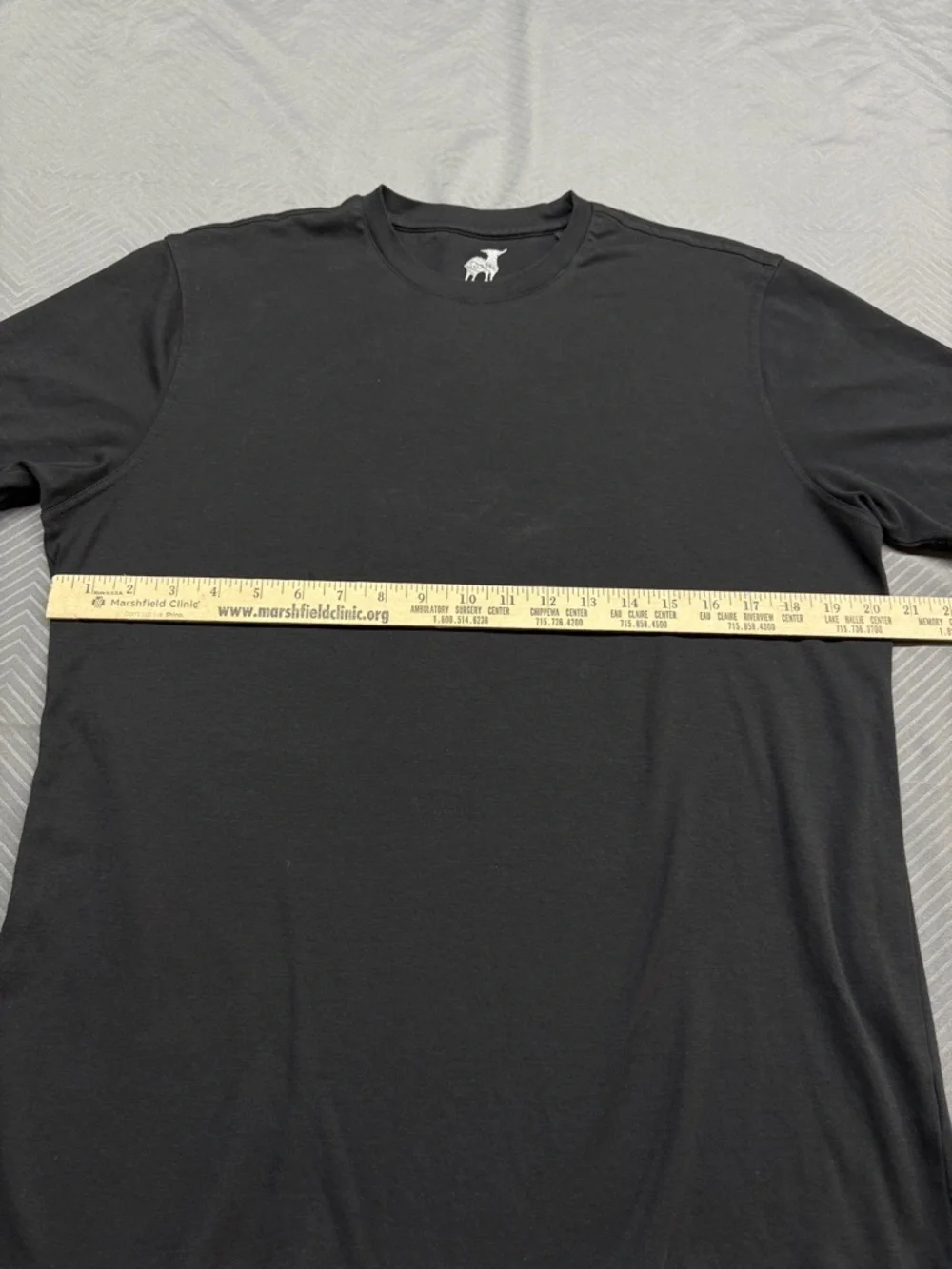 Raffi Men’s Cotton T-Shirt Black Size L Short Sleeve - Picture 6 of 7